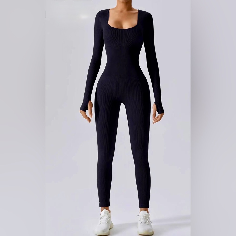 3 Ribbed Compression‎ Jumpsuits - Picture 2 of 15